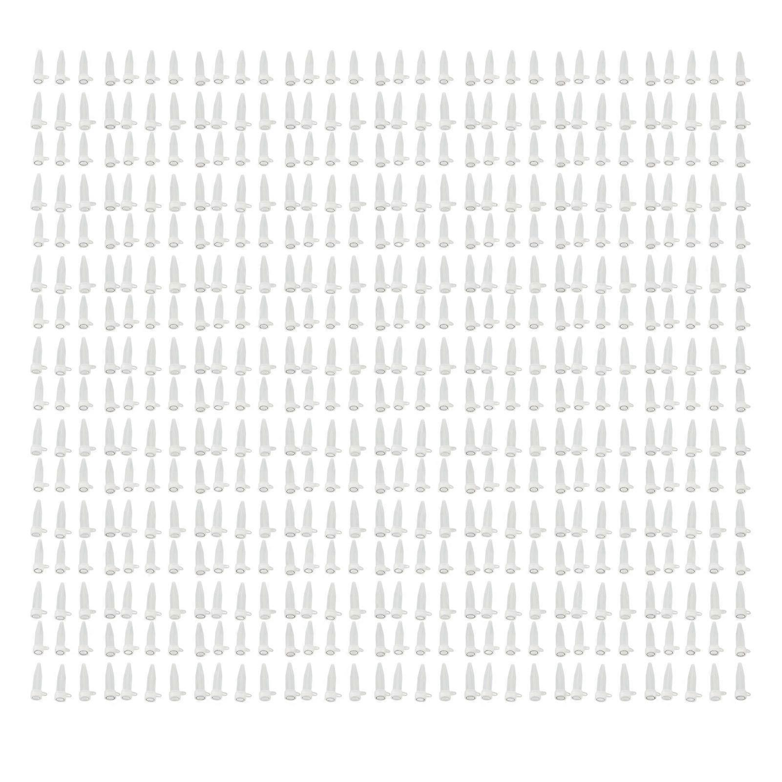 500pcs Microcentrifuge Tube Professional Clear Polypropylene 1.5ml Centrifuge Tube with Snap Cover for Laboratory Supplies Pointed Bottom