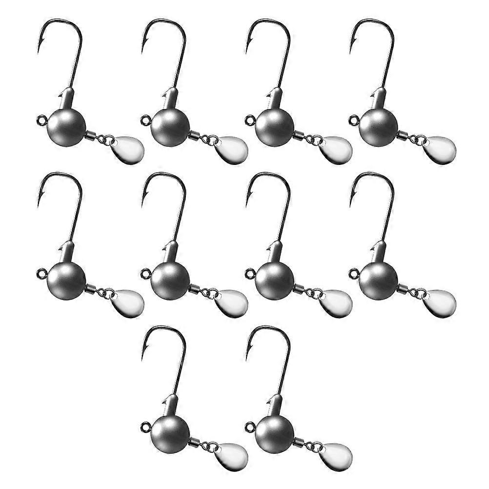 Fishing Lure Hook Portable 8-Shape Ring Crank Hooks with Weight