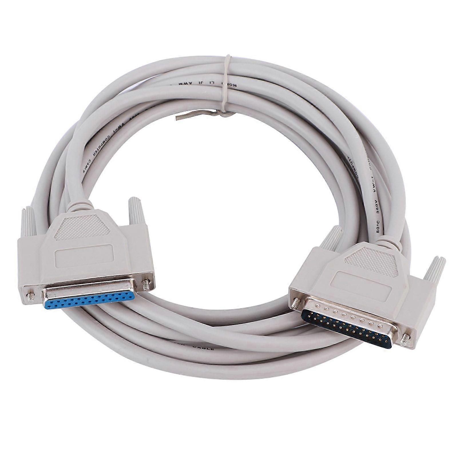 5m/16.4ft Parallel Extension Cable 25 Pin DB9 Male to Female for Mach3 Engraving Machine
