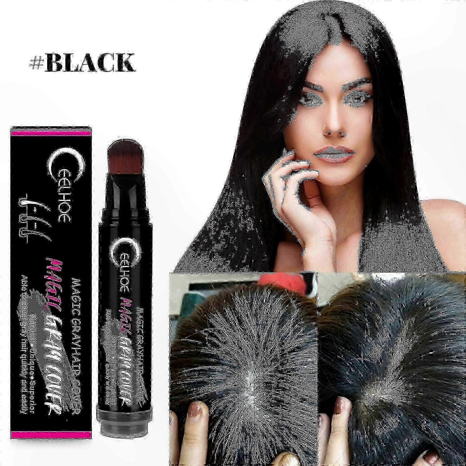 Botanical Extract Hair Color Stick for Temporary Dark Shades