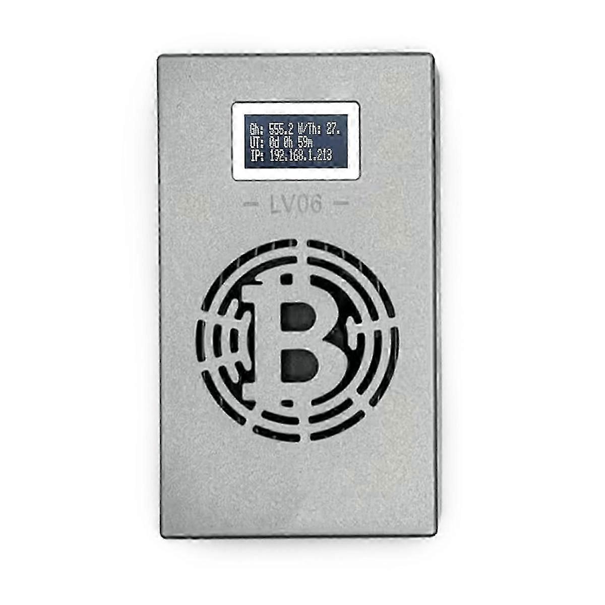 Bitcoin LV06 Silent Miner Machine BTC Miner 500GH/S Hashrate Crypto Mining Machine Lottery Miner AU