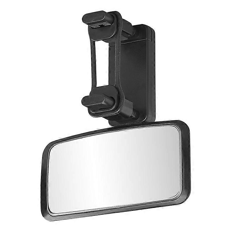 Rear-view mirror with clip, 115 x 55 mm