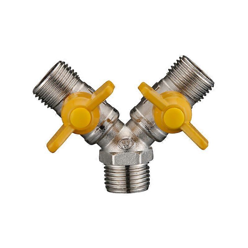 Brass Double Hose Distributor, Hose Fitting, - 2 Way a
