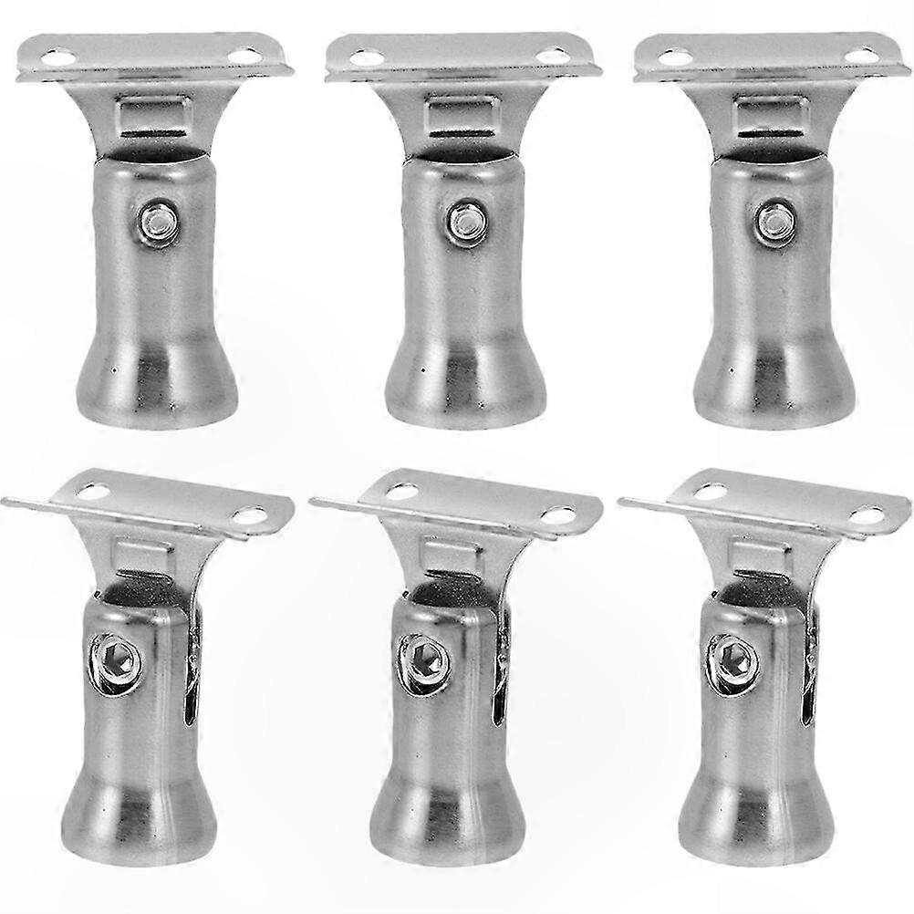 Supports de rampe en acier inoxydable, ensemble de 6 supports de rampe d’escalier pour escaliers