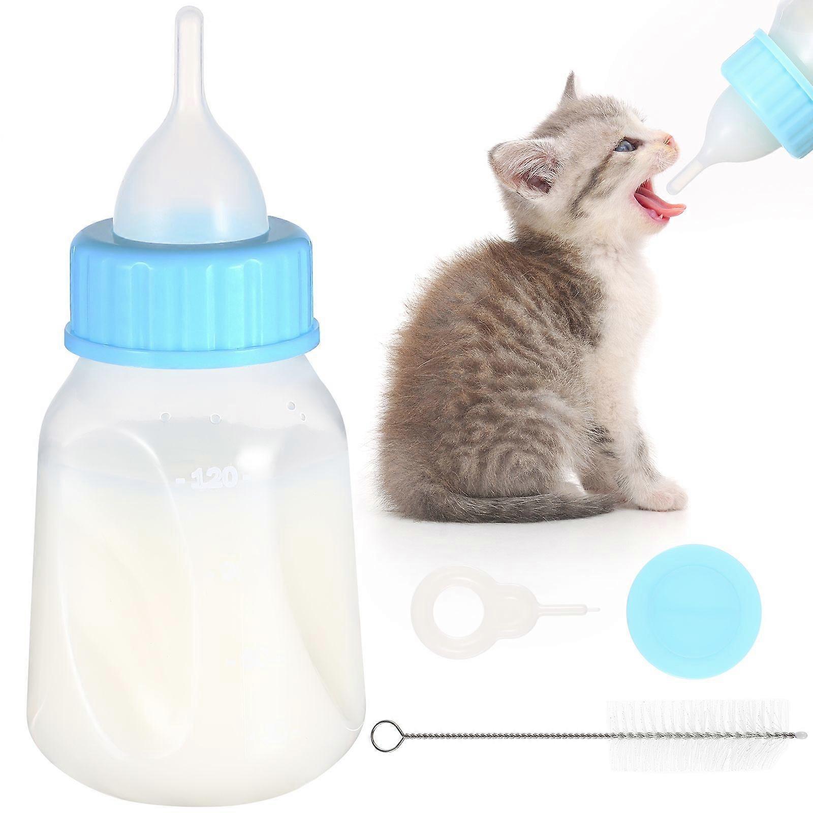 1Set Cat Feeding Bottle Plastic Pet Feeder Practical Pet Feeding Supply