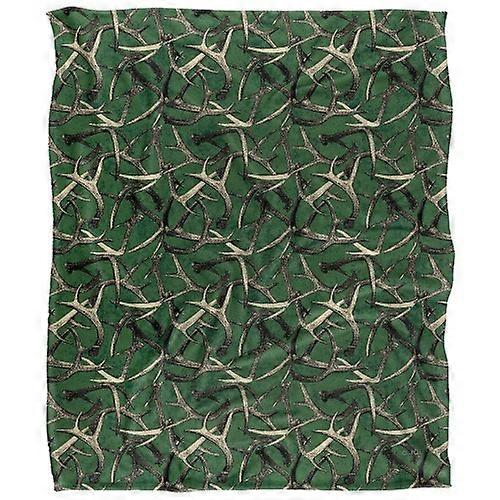 JQ Licensing Silky Deer Antler Hunting Supersoft Blanket