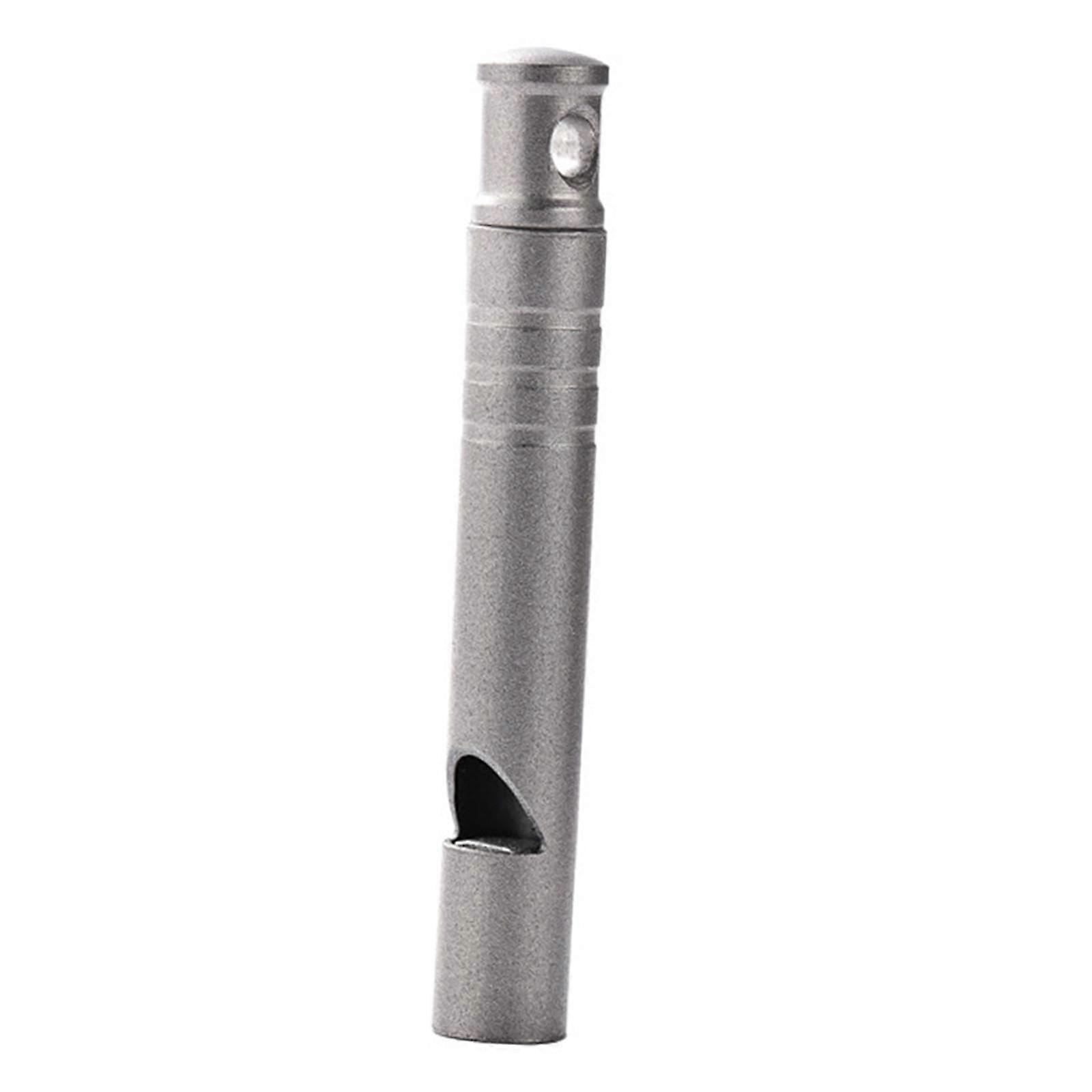 Titanium Emergency Whistle With Lanyard Portable Survival Safety Whistle For Hiking And Soccer Competition