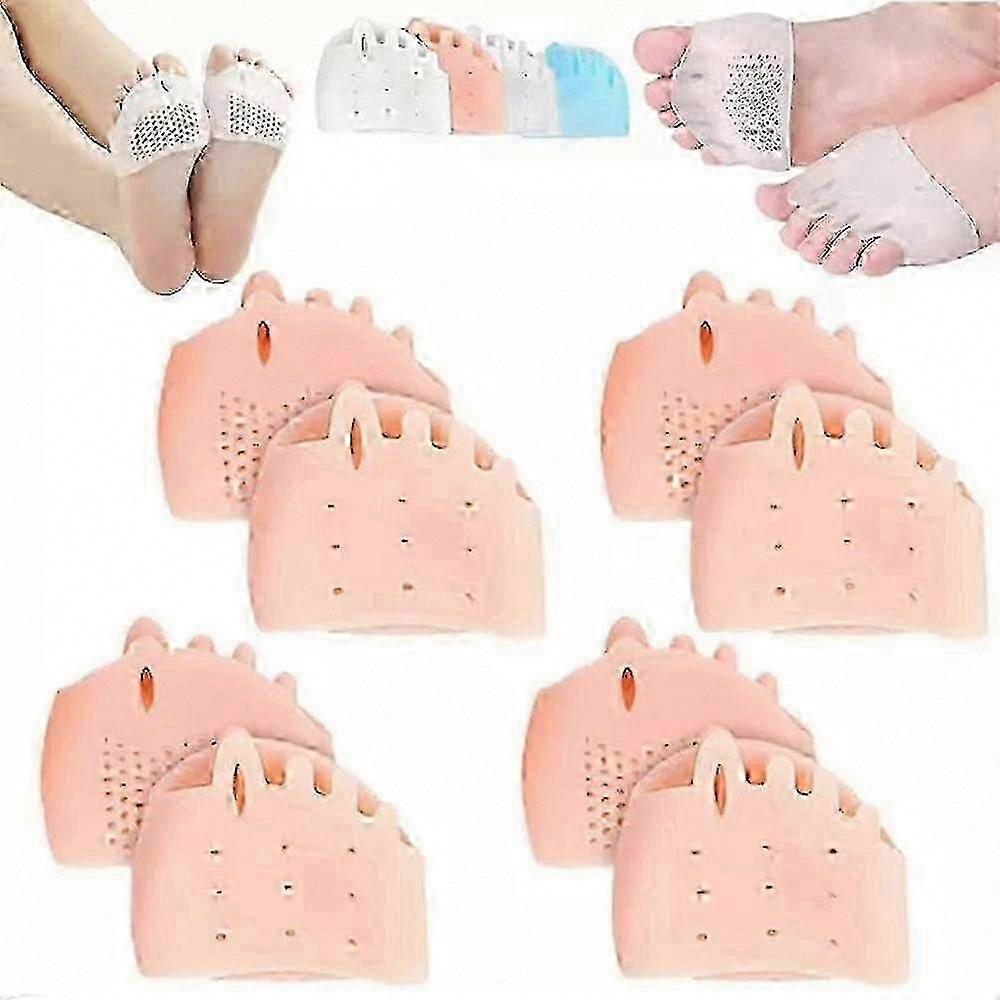 Hyggear Bunion Corrector - 4pcs Soft Silicone Toe Separators for Pain Relief and Alignment