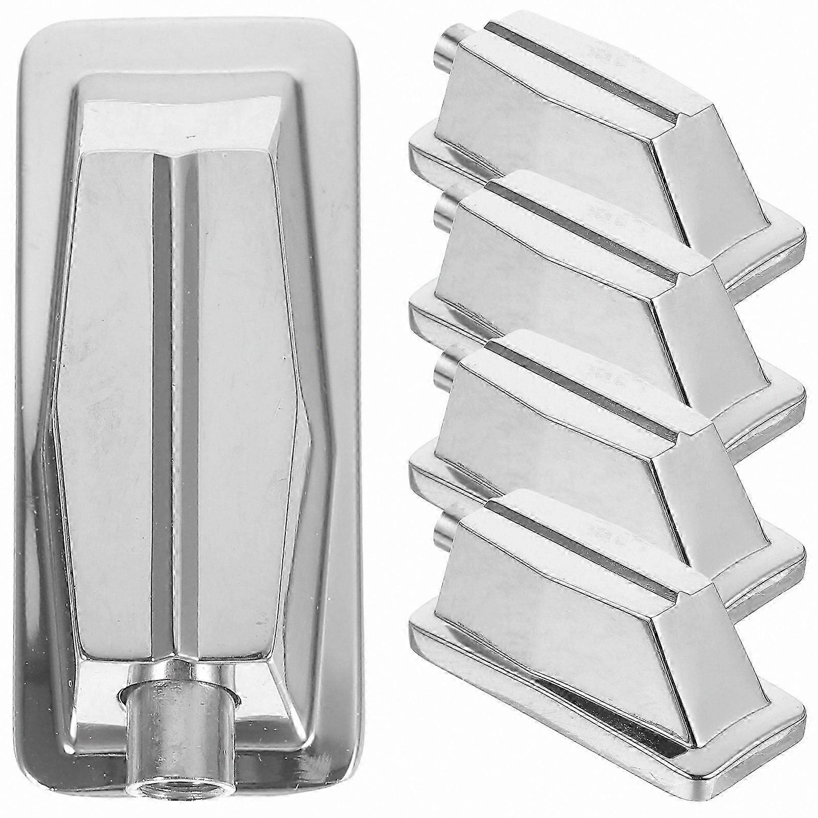 5-Pack Silver Snare Drum Claw Hooks for Jazz Drum Kits