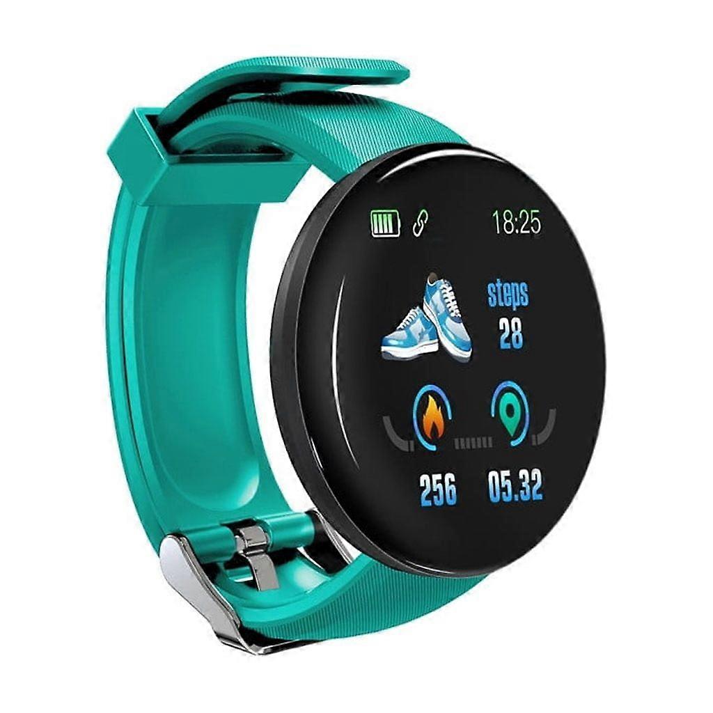 Fitness Watch D18 Bracelet BT4.0 Smart Sleep Tracker Compatible with Whoop Band, Android, iOS, IP67 Waterproof for Teens & Men