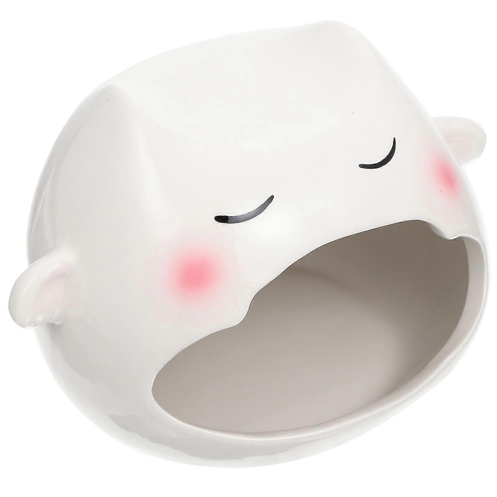Pink Ceramic Hamster Hideout for Hamster Sleeping Nest One Unit