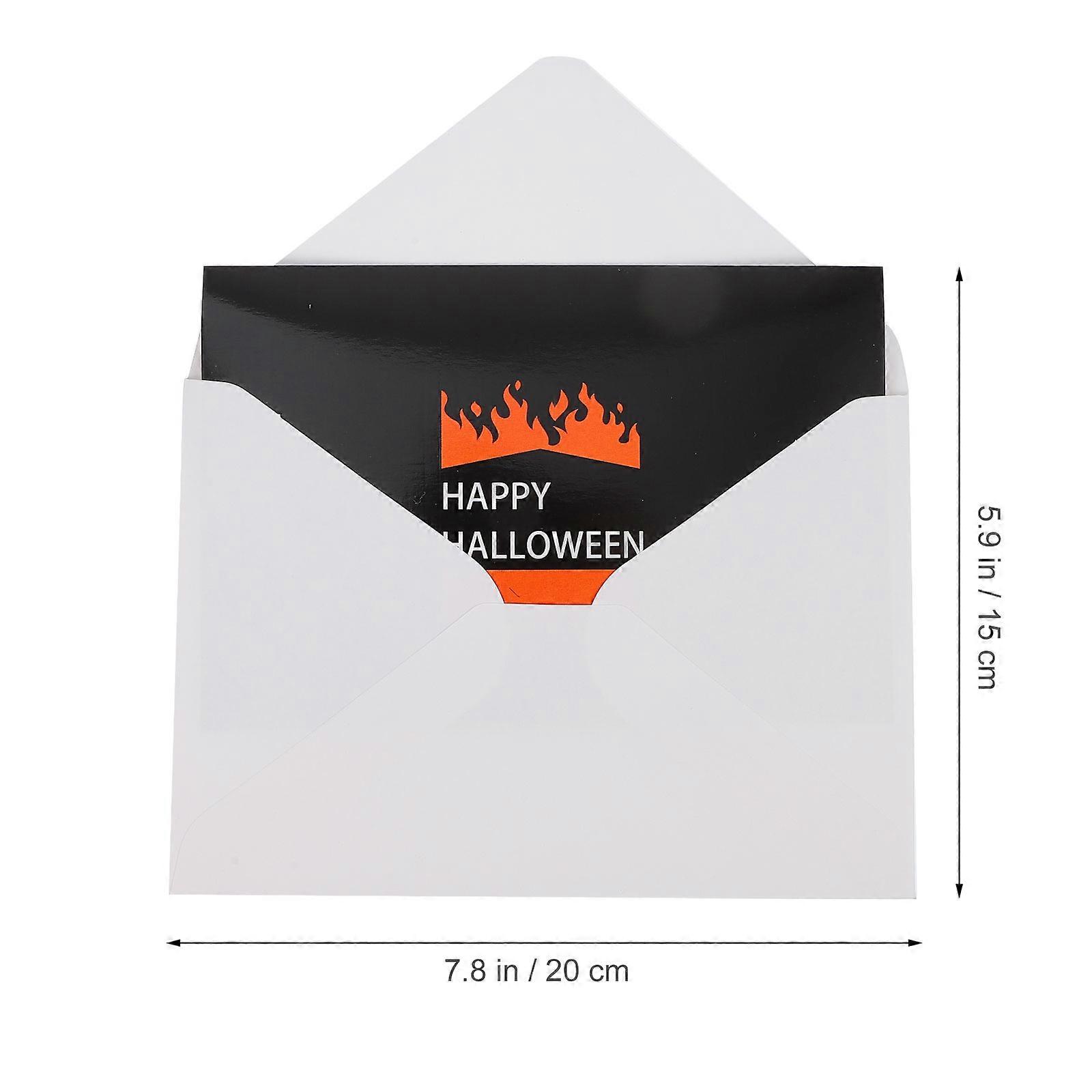 Assorted Color Halloween Cards Pattern for Thanksgiving Day 12Sets