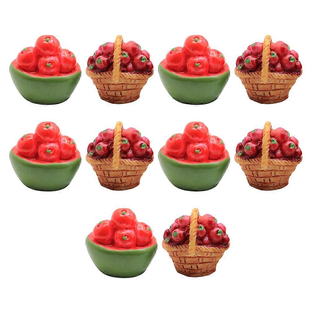 Mini House Baskets Decorative Fruit Baskets for DIY Use 20Pcs Set