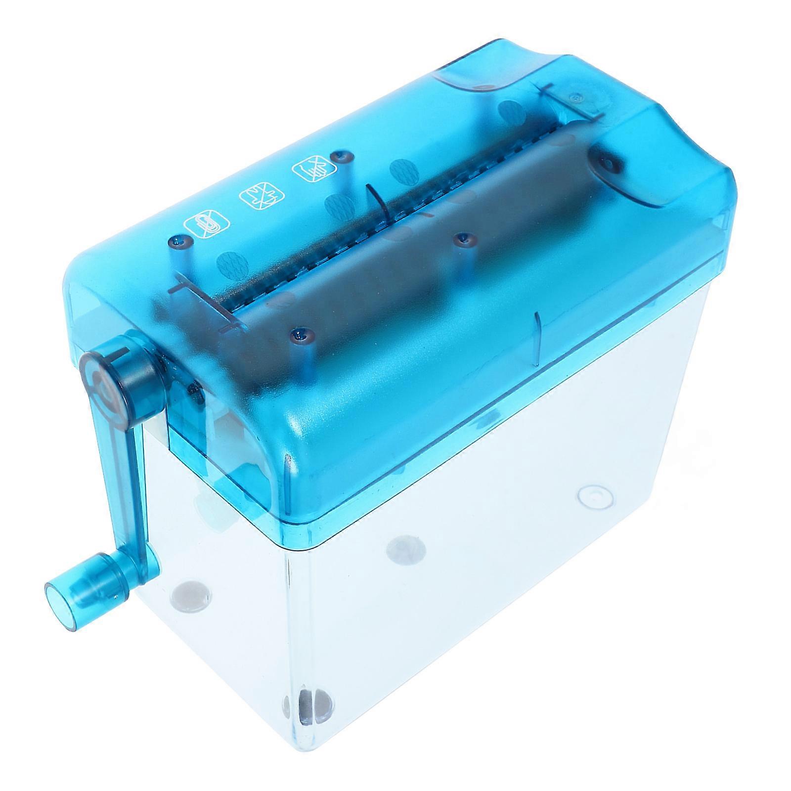 Daily Hand Shredder Tool Hand Held Shredder Desktop Shredder Home Users Manual Shredding 21.50X14.70X10.00CM 1Set