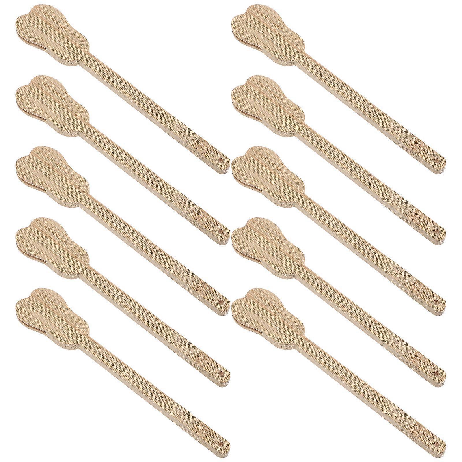 Bamboo Fan Sticks for Diy Fan Making Kit Handheld Fan Frame for Bride Weddings Smooth Surface Elegant Design 10Pcs