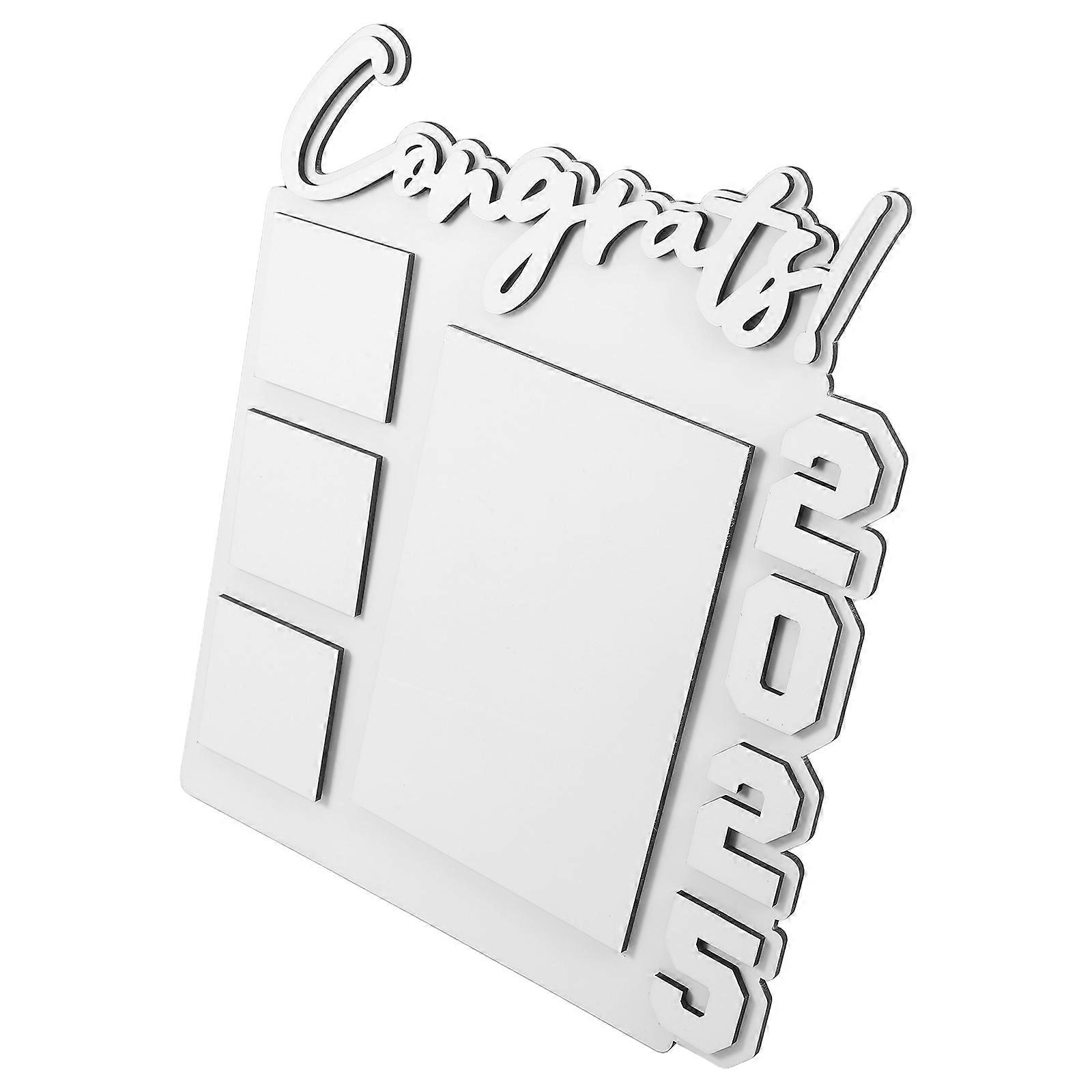 Desktop Graduation Photo Frame Sublimation Frame for Party 2Pcs