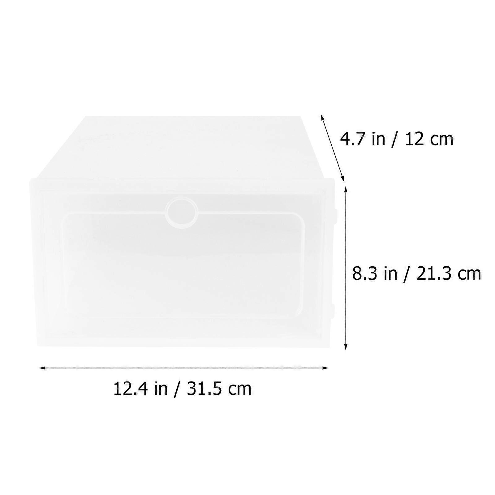 Shoes Storage Bin Stackable Shoe Box for Shoes Storage 18Pcs