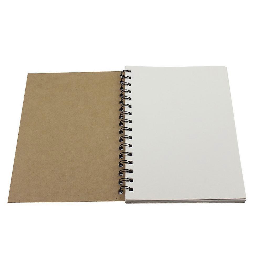 Multi Color Vintage Kraft Paper Notebook for Writing Note Use Spiral