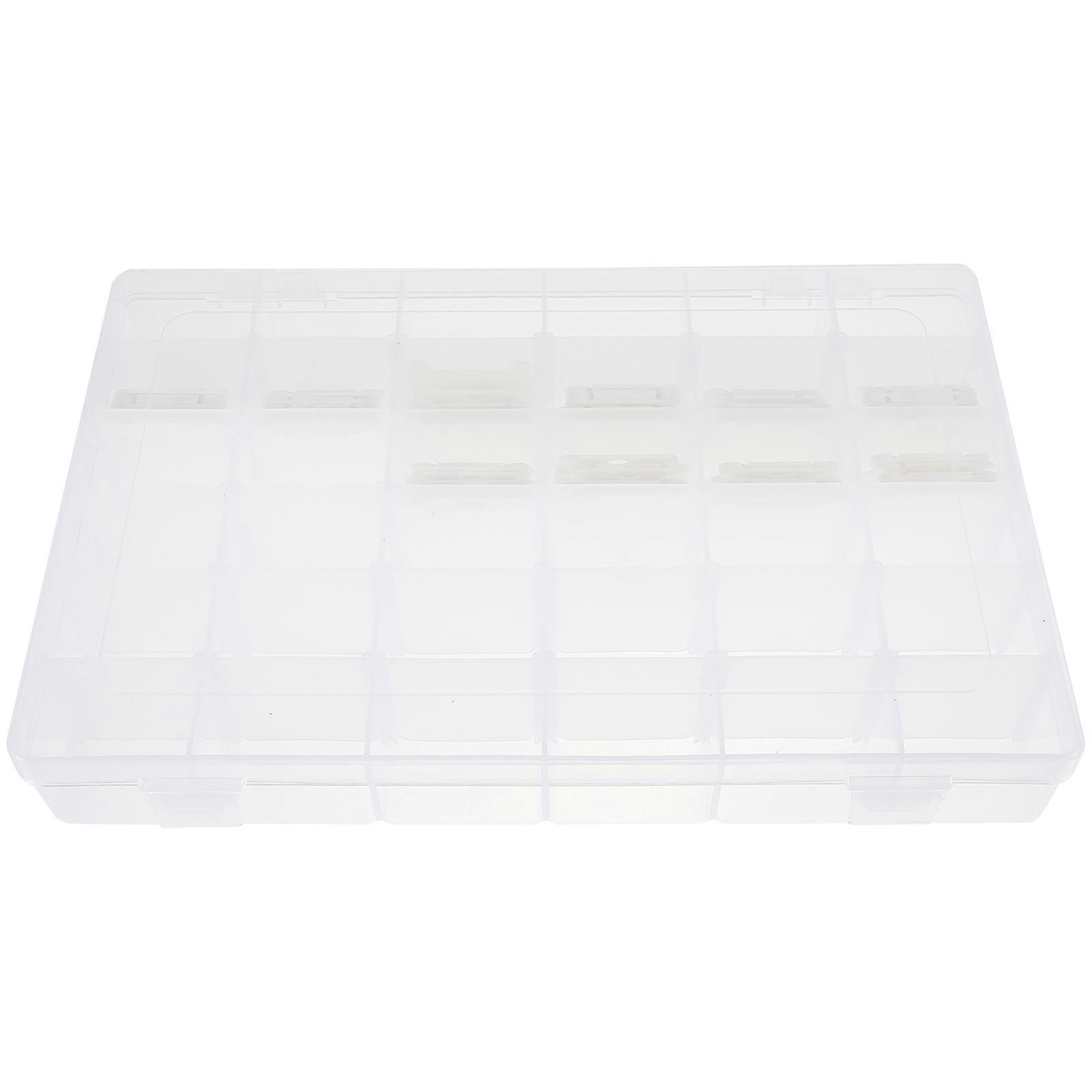 Convenient Cross Stitch Bobbin Winder Storage Box 3Set White Practical Solution For Crafters 4.3X17.5X27.5CM
