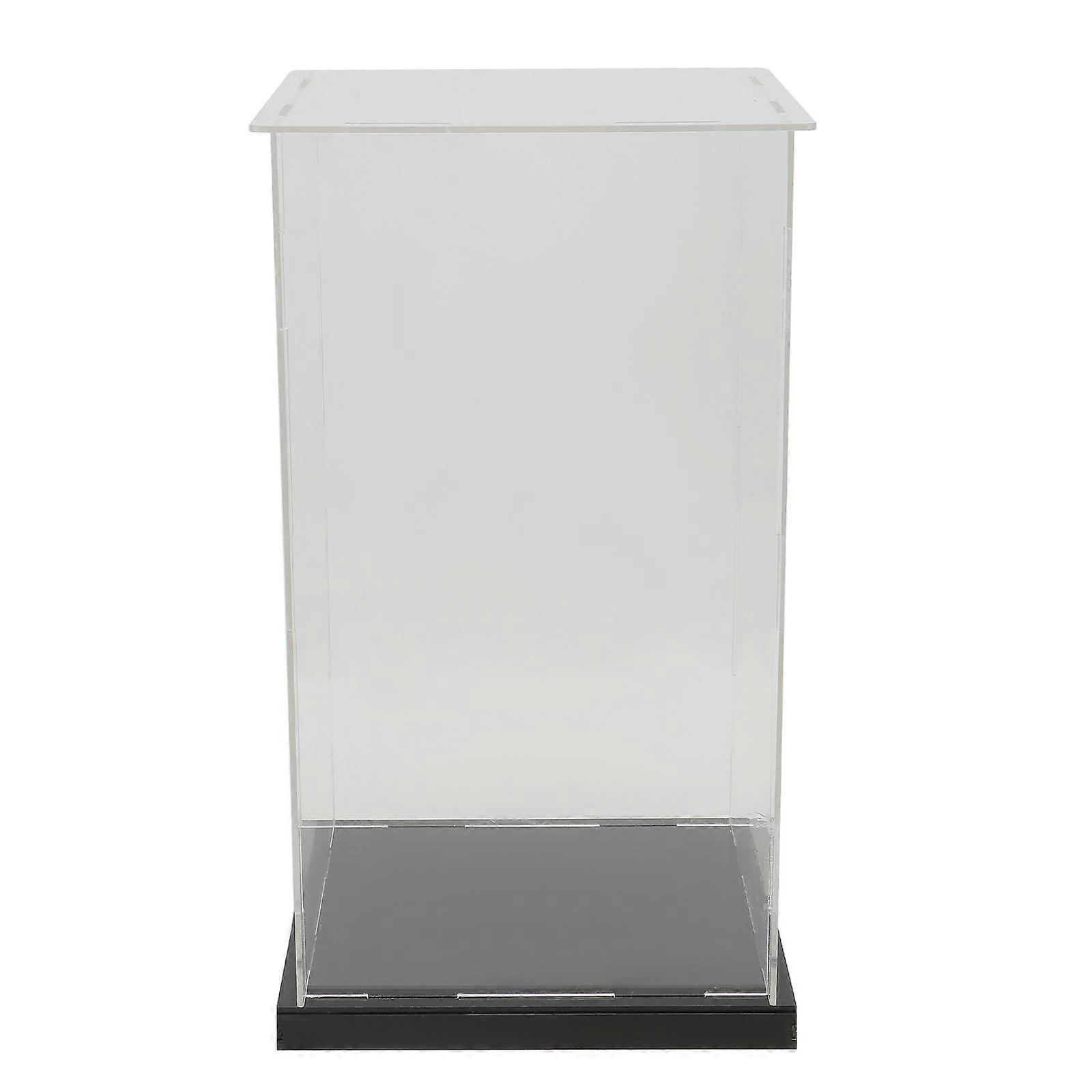 Clear Acrylic Display Box for Collection Display 2Pcs Containers