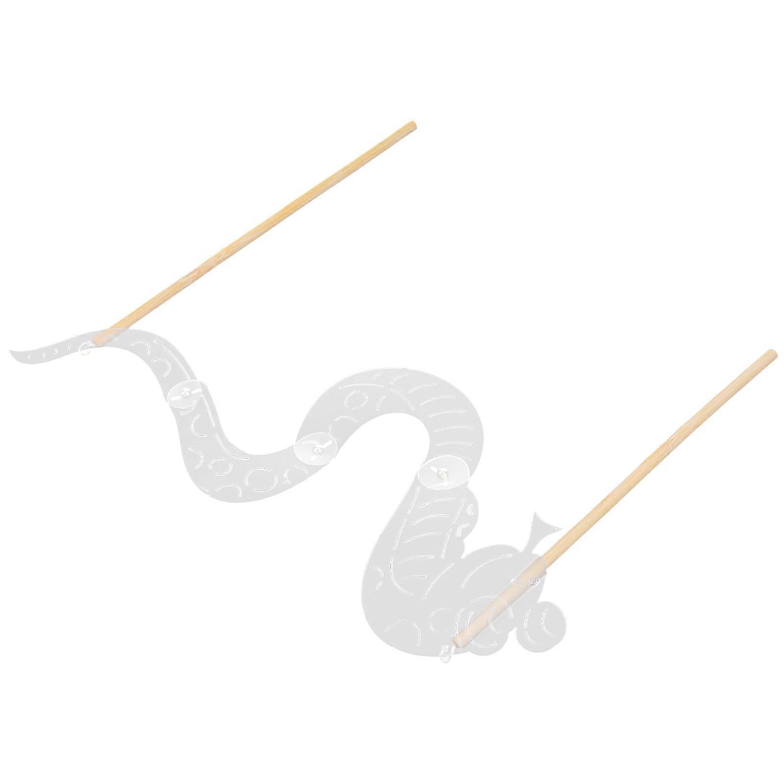 Snake Puppet Shadow Figure Set for Creative DIY Craft 3Sets