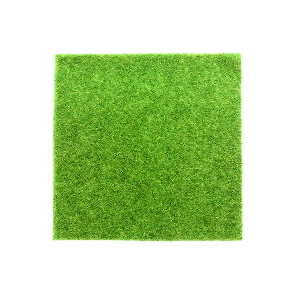 Artificial Grass Lawn Simulation Moss for Decoration 3Pcs Green Plastic Lawn