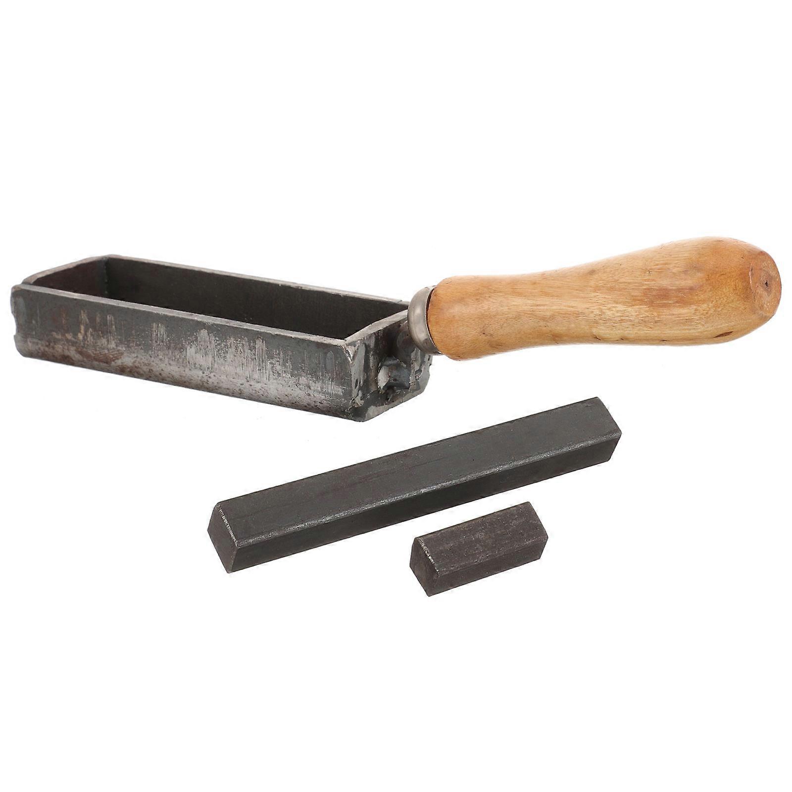 4Pcs Iron Ingot Mold for Melting Silver Gold Casting Mold