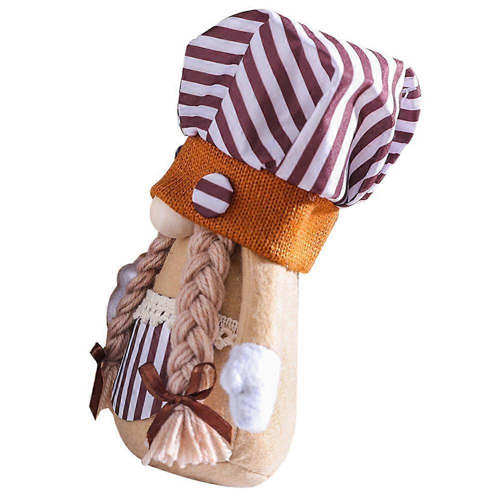 Doll Holiday Decoration For Christmas And Party Settings Assorted Color Design 2Pcs