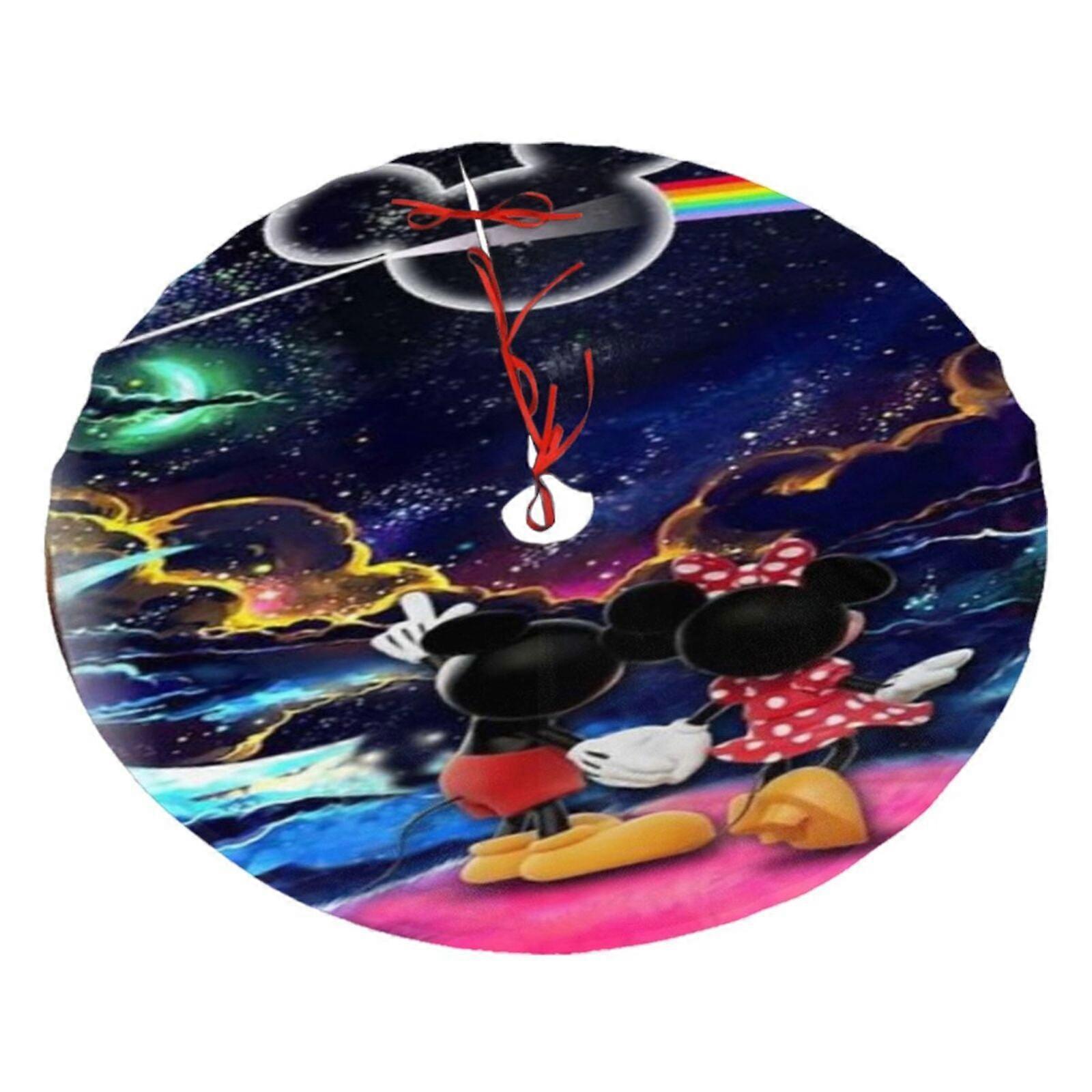 Mickey Mouse Tree Skirt for Christmas Tree and Holiday Tree Ornament Holiday Party Christmas Tree Decorations