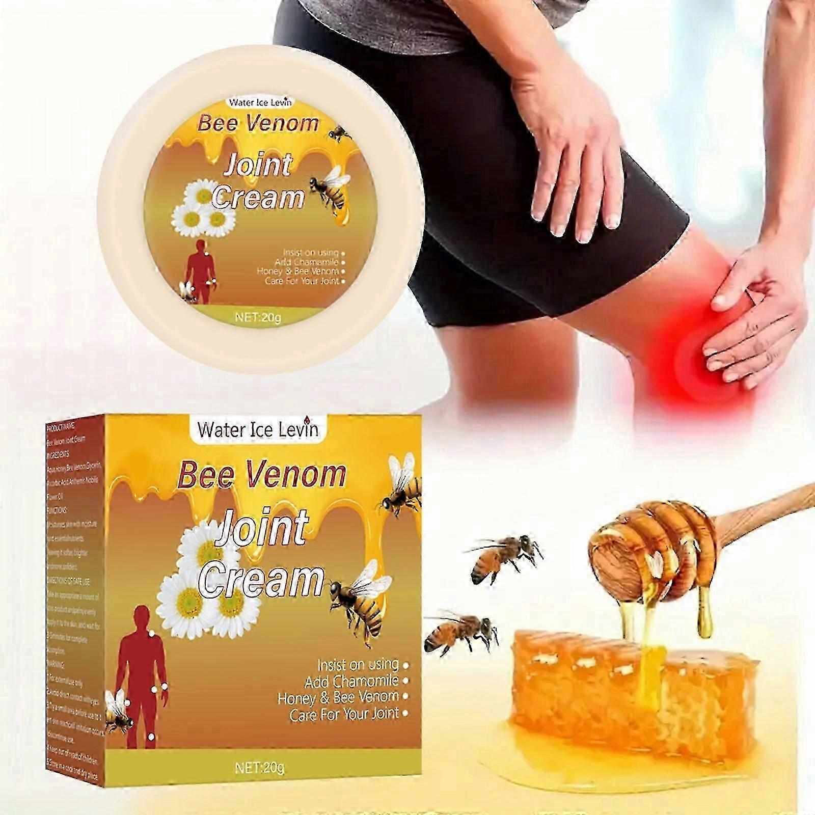 Bee Venom Advanced Joint and Bone Cream, Bee Venom Joint Muscle Bone Cream Effective Relief for Back, Neck, Hands, Feet