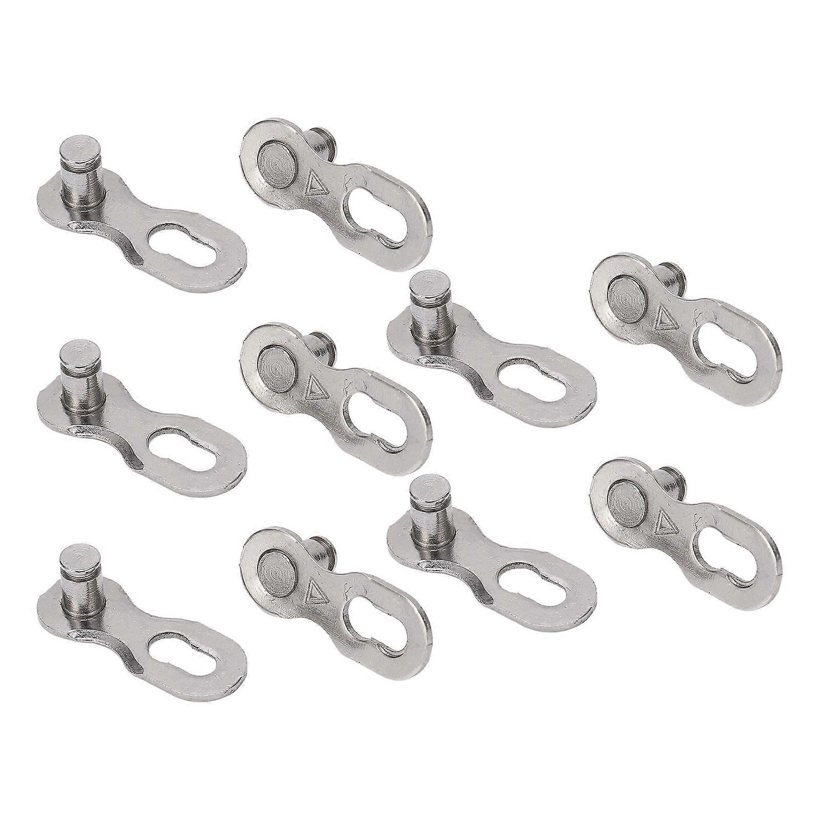CANSUCC 5 Pair/set Bicycle Chain Link Connector Joints Durable Bike Chain Quick Release Buckle6-7-8S