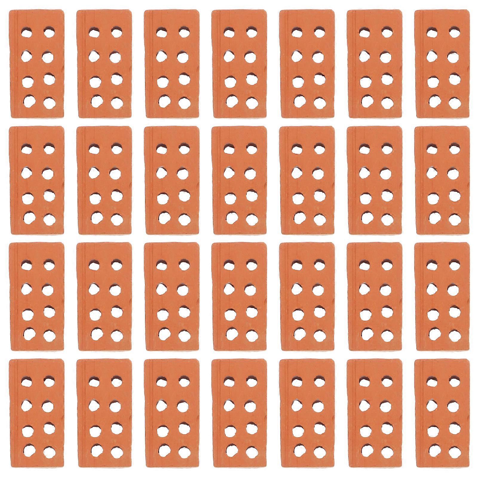 Mini Toy Bricks Dollhouse Bricks Blocks for Architecture Modeling 100Pcs