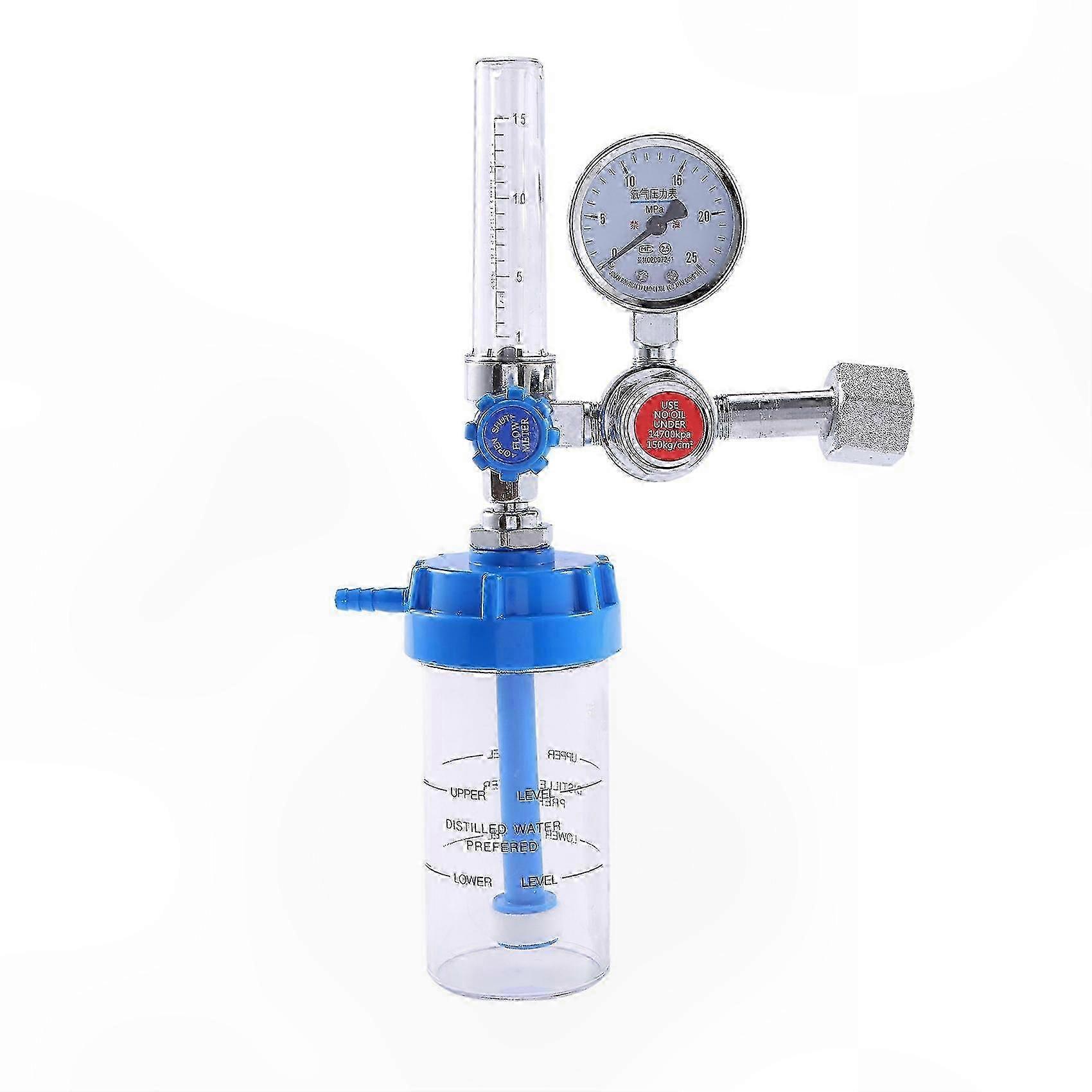 Portable Oxygen Flow Meter With Pressure Regulator For Medical Use