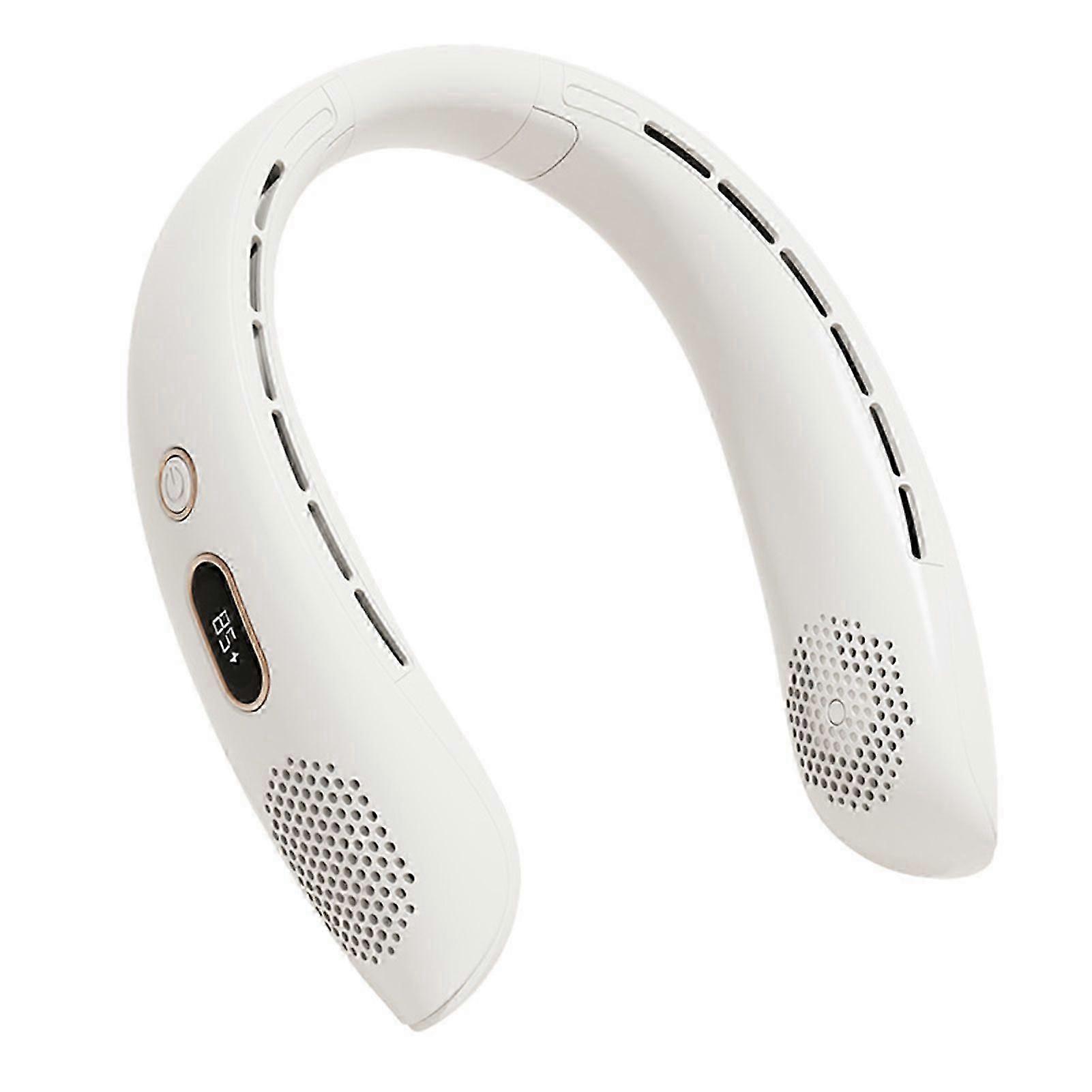 Portable Neck Fan Personal Wearable Air Cooler with 3 Adjustable Speeds -135% Faster Cooling, 3000mAh Battery, Ultra-Quiet