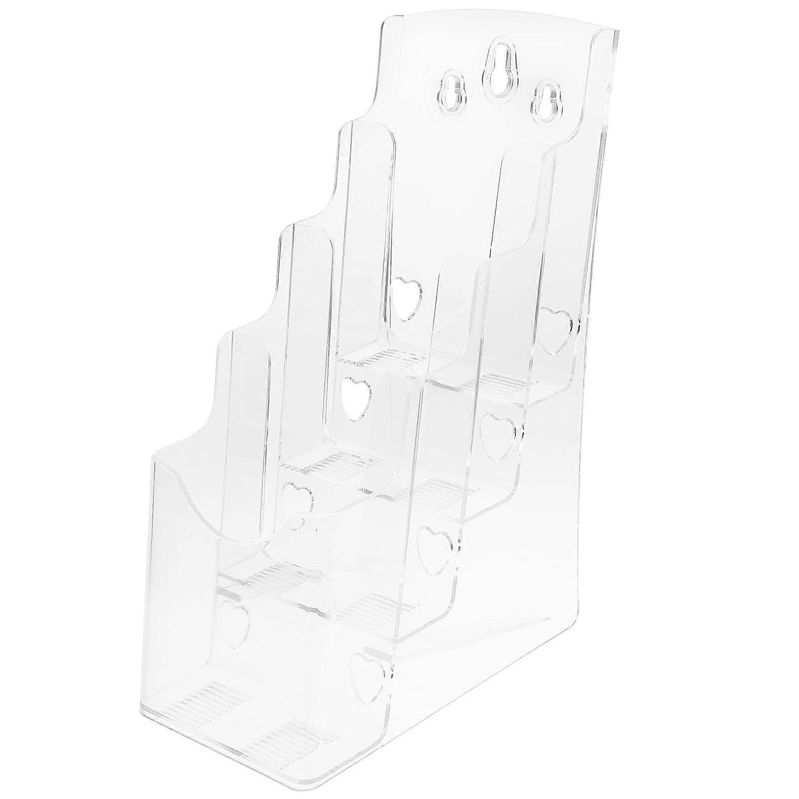 File Rack Wall Mount Brochure Rack Pamphlet Holder Tabletop Document Stand