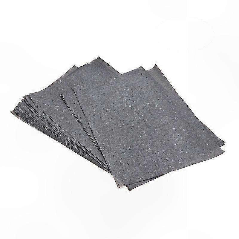 25 Sheets Carbon Transfer Paper for Painting and Tracing, Graphite Coated Sheets in Gray and Black