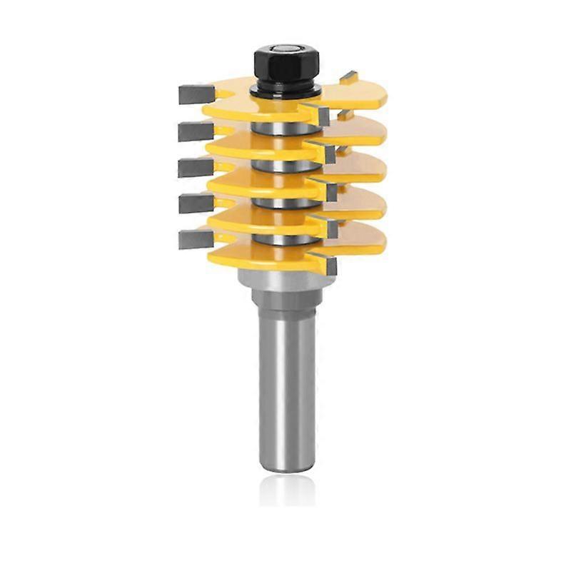 1/2 Inch Shank Rail and Stile Finger Joint Glue Router Bit Cone Tenon Woodwork Cutter Tool