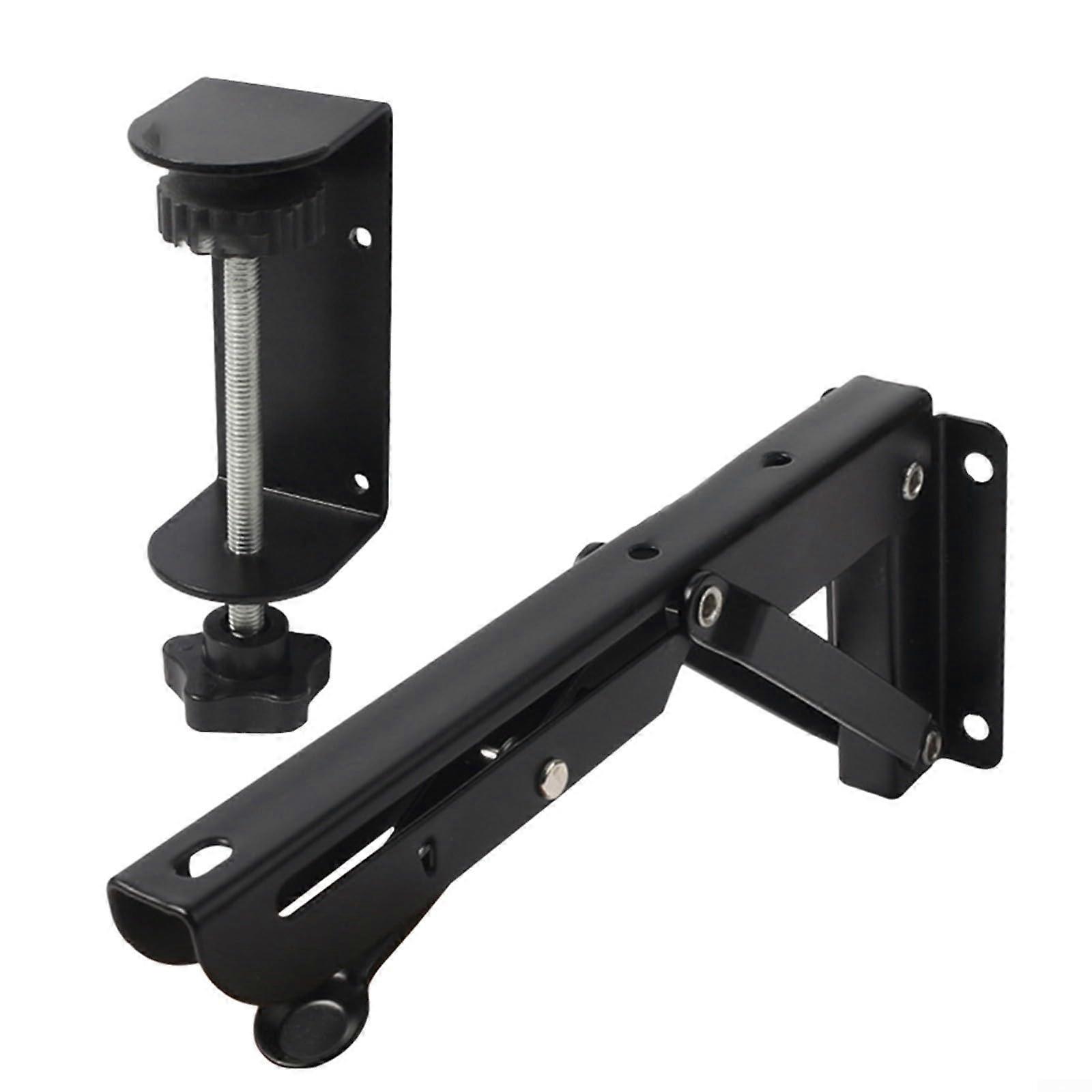 Sliding Desk Extension Plate  ClipOn Keyboard Tray, Hand Rest, Adjustable, ColdRolled Steel, For Computer Desks (Big)