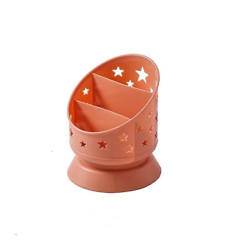 PP Storage Box, Circular With Star Pattern For Students Plastic Storage Box