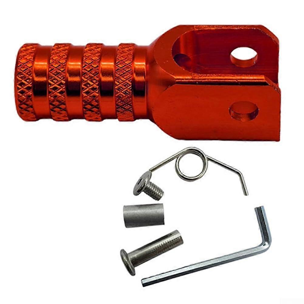 Motorcycle Gear Shift Lever Tip Aluminum CNC Machined Replacement Accessory for Motocross and Road Bikes Red