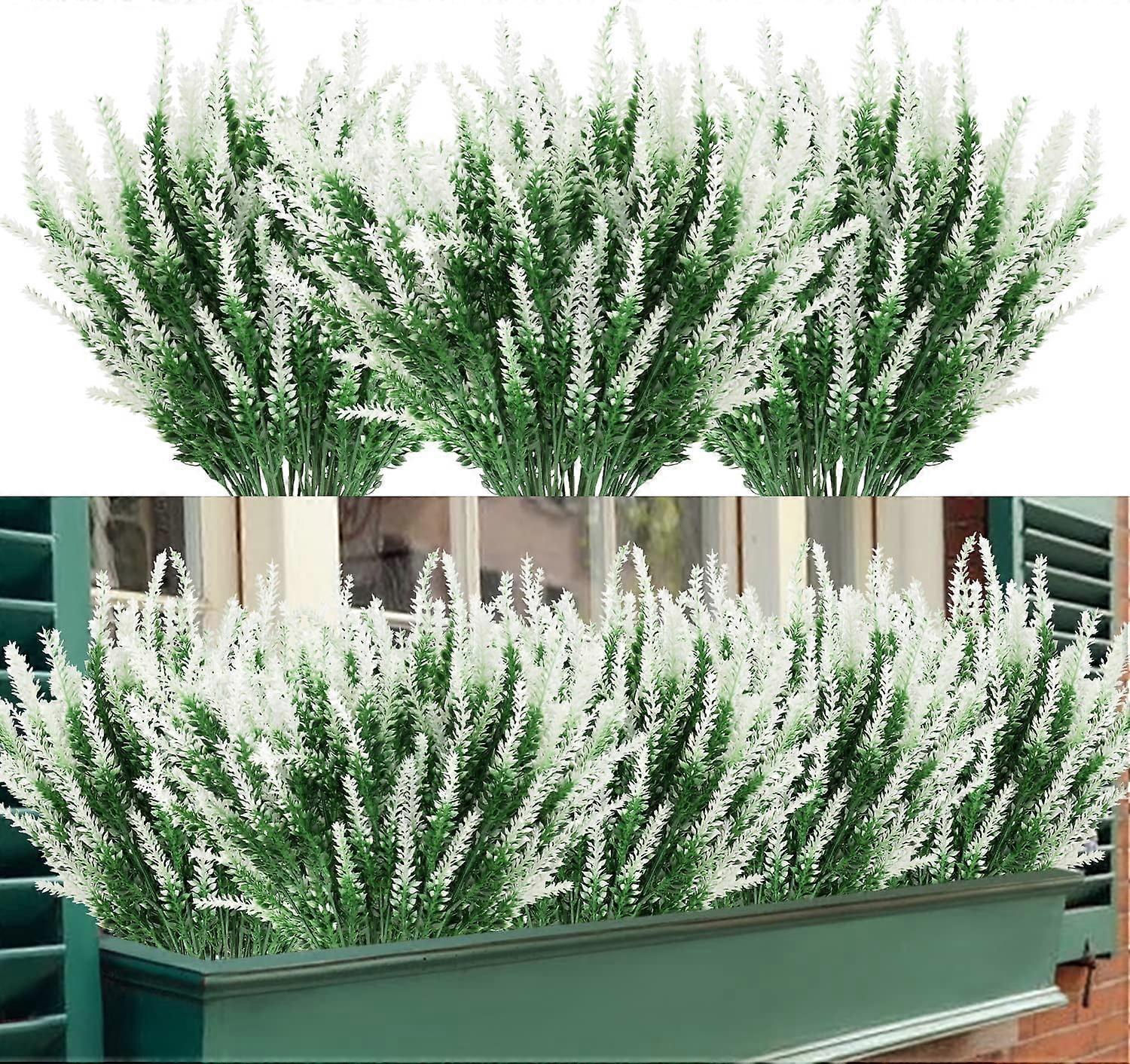 12 nipun tekopukkivarret, tekonahkaiset UV-suojatut vihreät lehdet maalaistaloon, kotiin, puutarhaan, toimistoon, terassille, häihin, sisä- ja ulkokoristeeseen