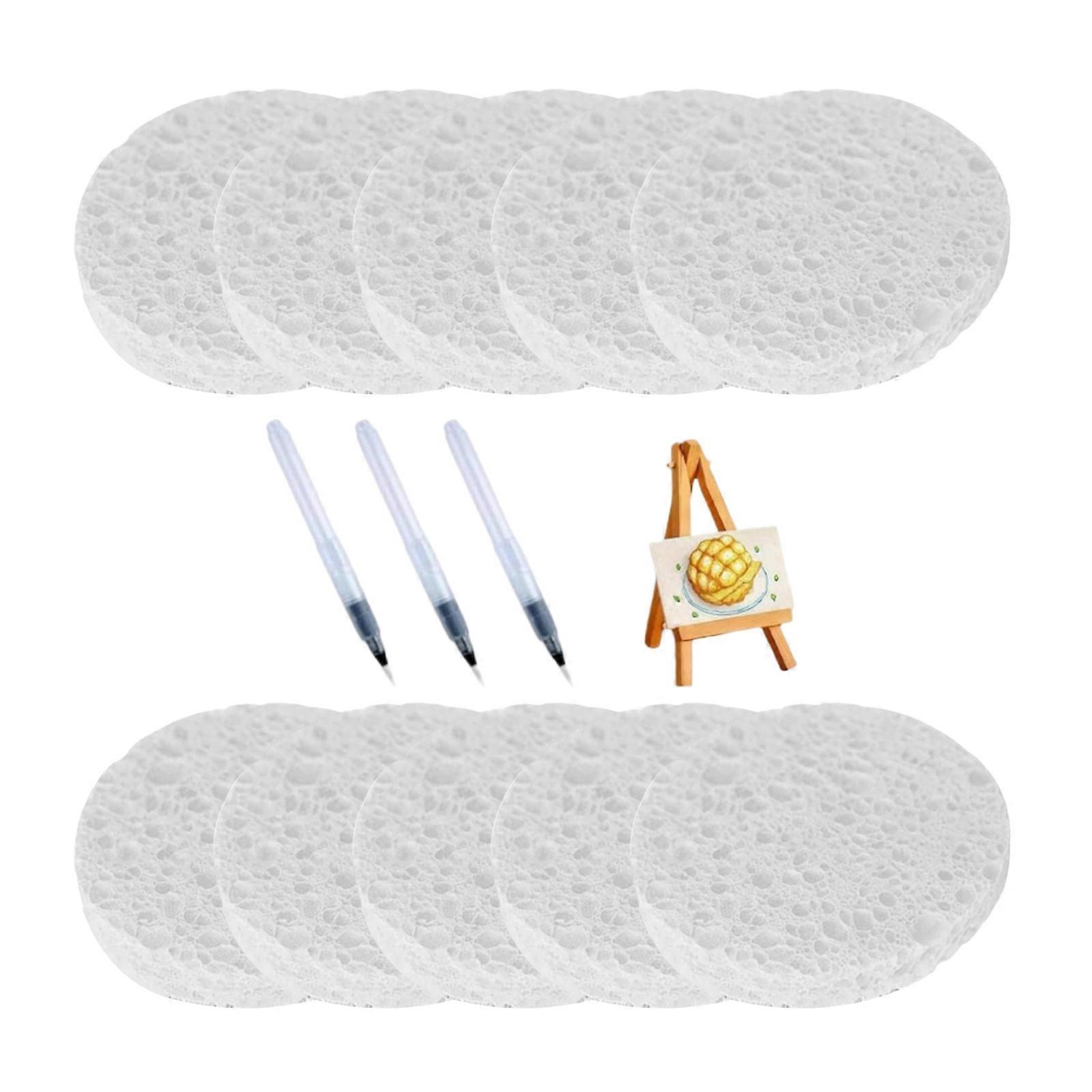 3D Foam Painting Set with 10 Texture Papers 3 Brushes Magical Puffing Drawing Paper For Family Children Crafting Activity Multicolor