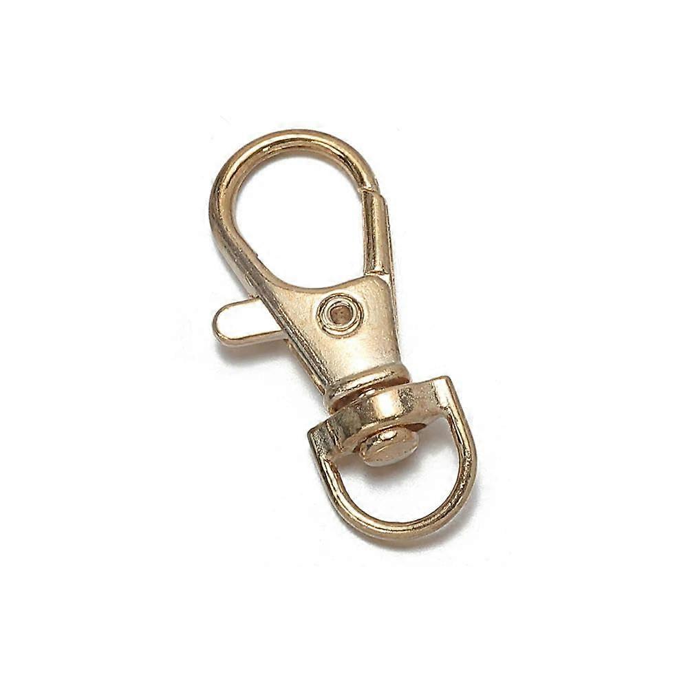 Rotating Lobster Clasp Keychain Connector For DIY Jewelry Making  5Pcs/10Pcs, Alloy Metal, Key Ring Clasp, Small Size