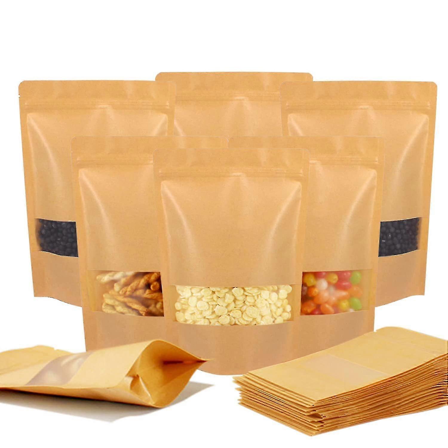 ウィンドウクラフト食品保存袋 - 10x15cmセルフシールスタンドアップポーチ