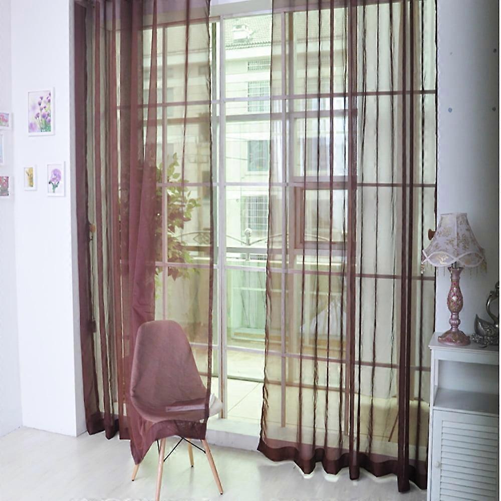 Colorful Gauze Door And Window Curtains, Glass Gauze Curtains, Transparent Window Screens
