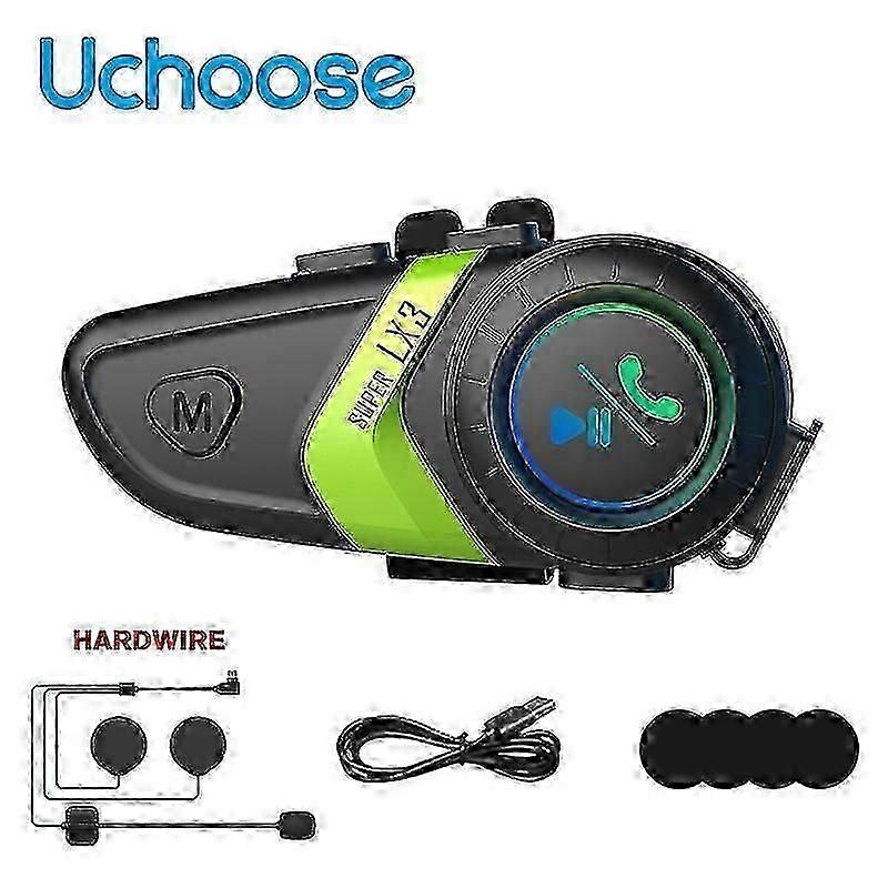 LX3 دراجة نارية خوذة بلوتوث سماعة لاسلكية بدون استخدام اليدين خوذة سماعات أذن مقاومة للماء مشغل موسيقى مع ضوء ~ 12131