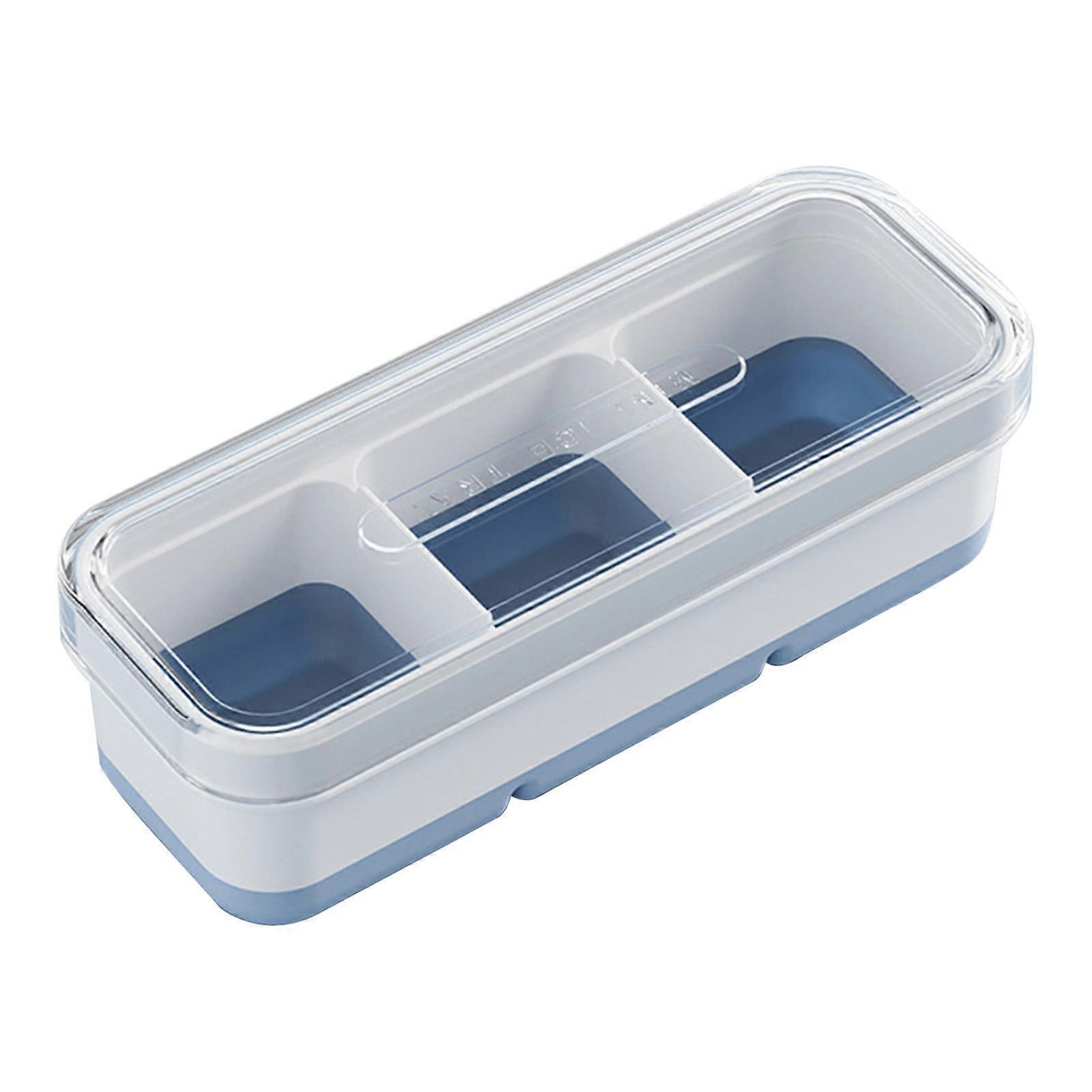 Summer Savings Items Home Deals! Zeceouar Mini Ice s Box With Lid For Household Use Soft Bottom Small Ice s Three Cell Box