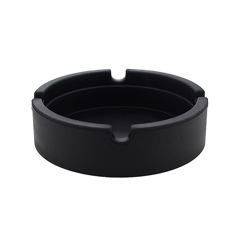 Environmentally Friendly Silicone Round Ashtray Portable Anti-scalding Ashtray