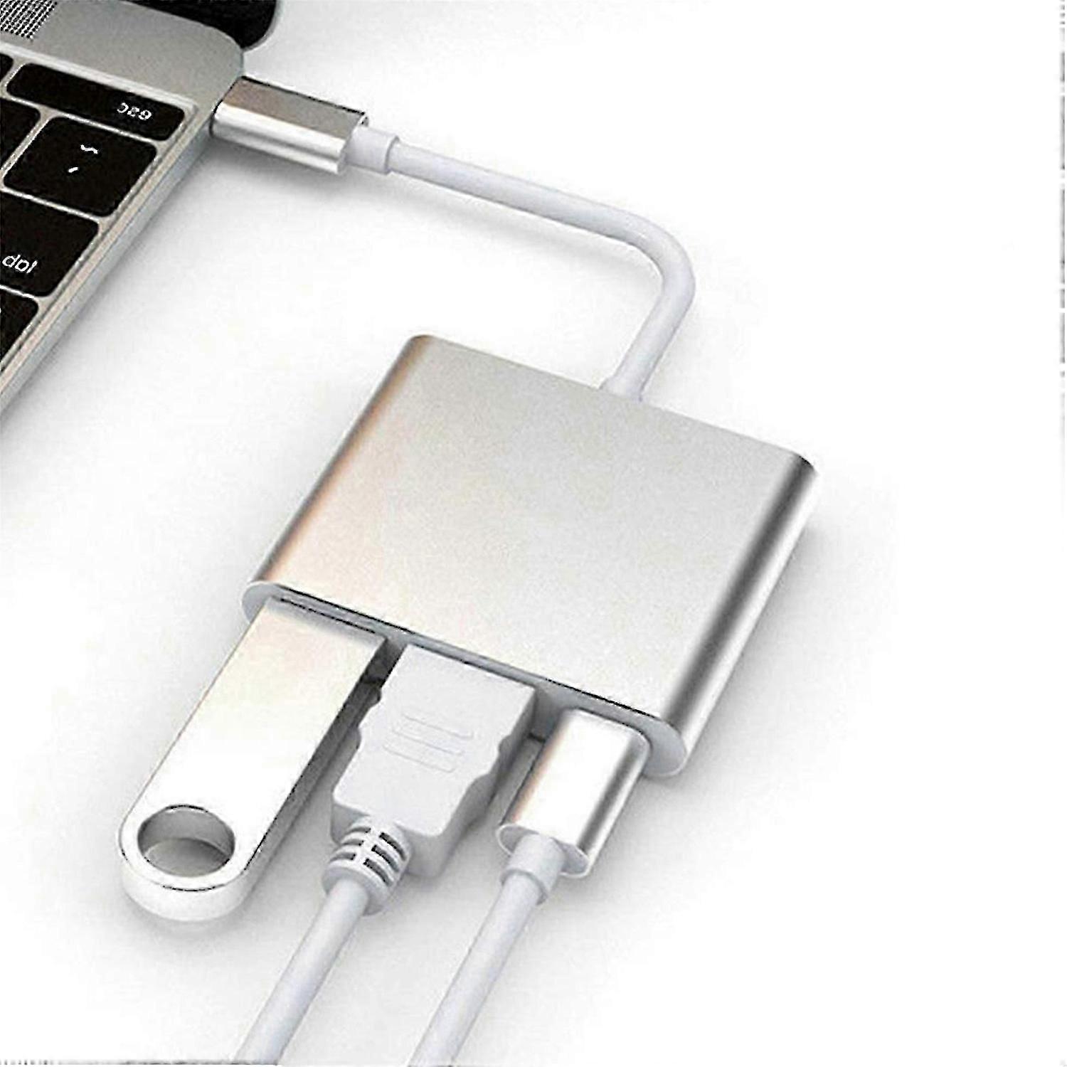 USB C to Adapter, USB3.0 and USB C Port Converter Compatible