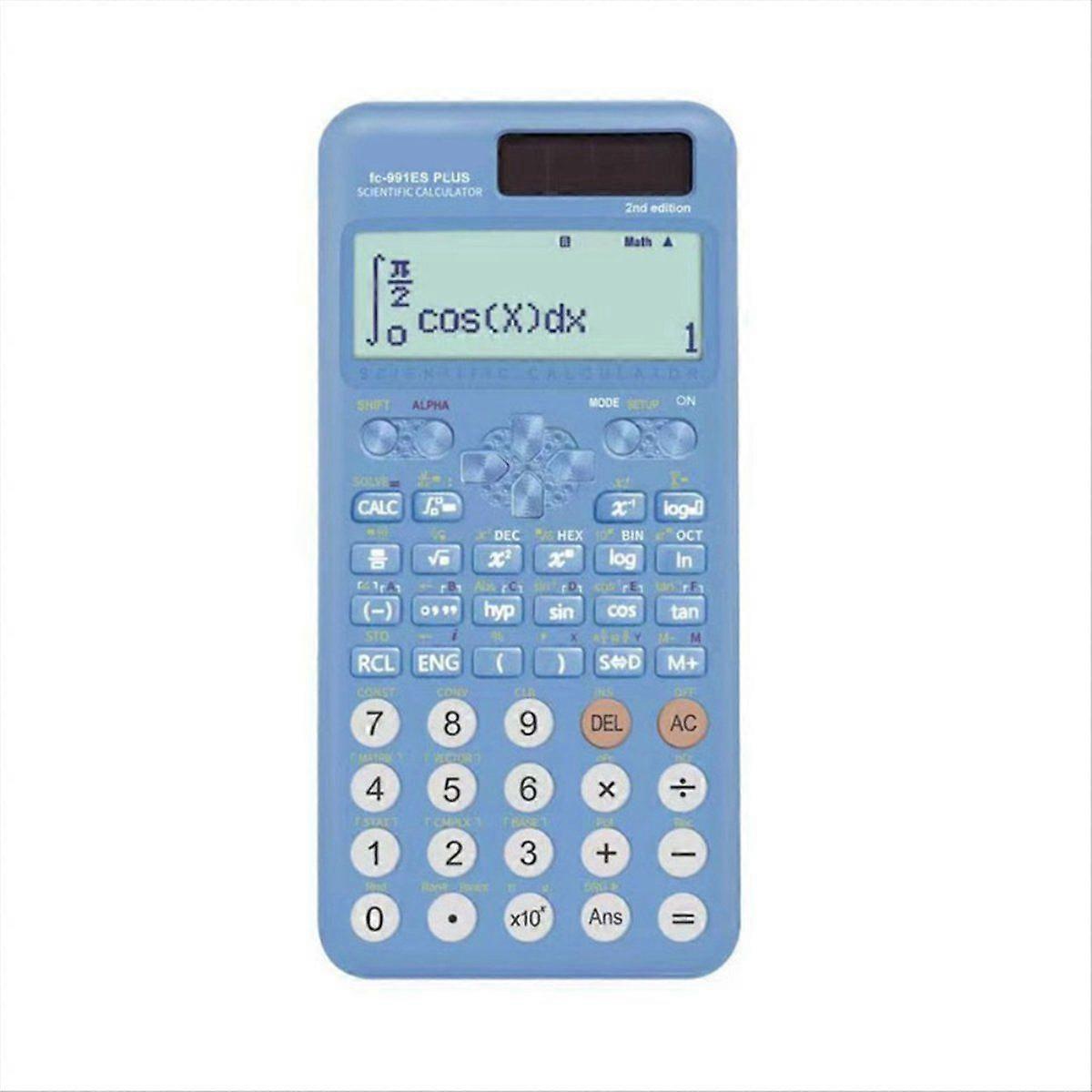991ES PLUS-2nd Scientific Calculator 417 Functions Solar Functional Calculator for School Students
